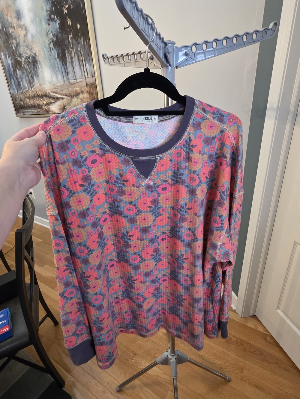 NATURAL LIFE Bright Floral Thermal Top